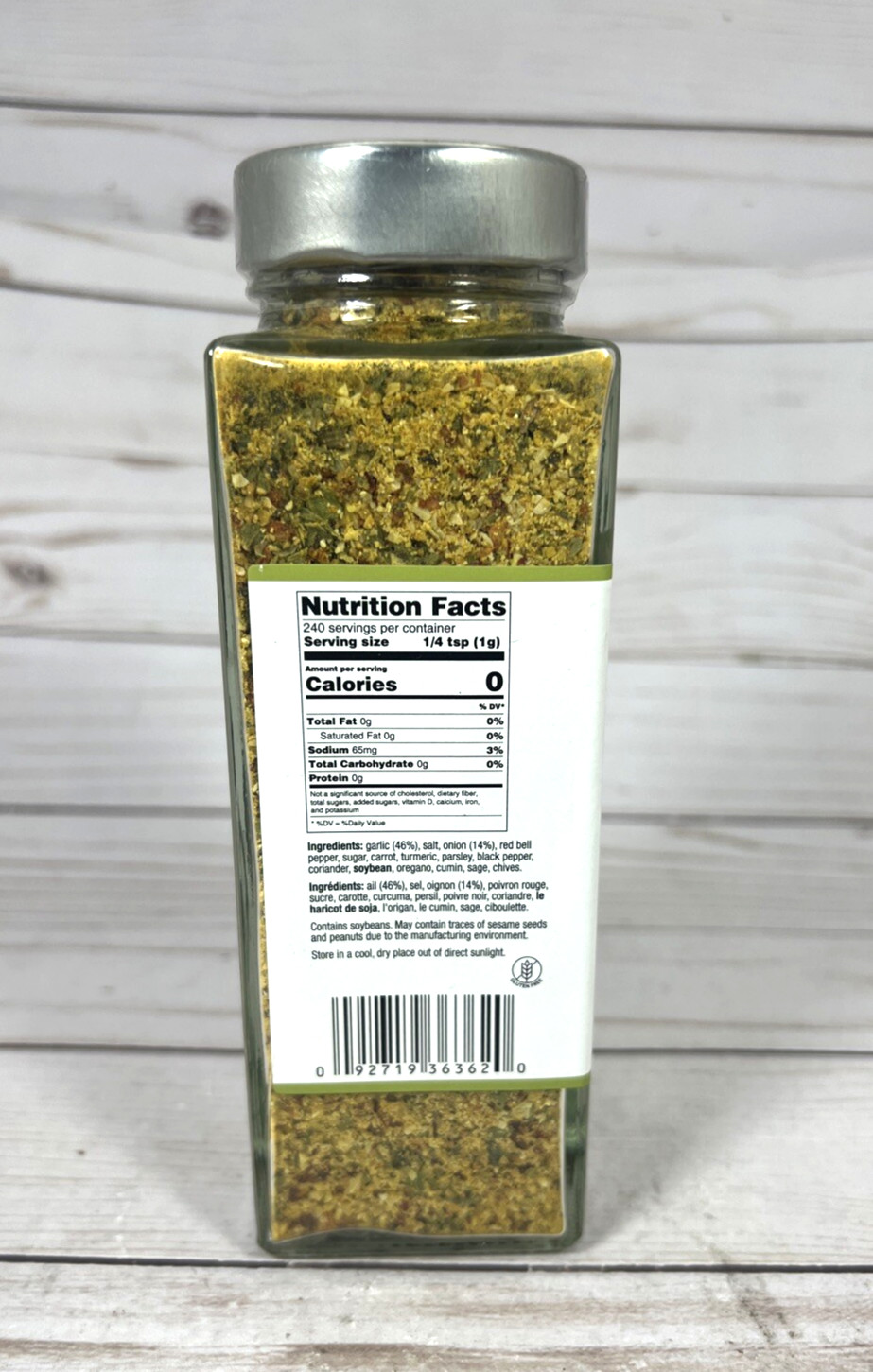 GARLIC & Onion The Gourmet Collection Spice Blends 8.46oz BB:10/16/2027