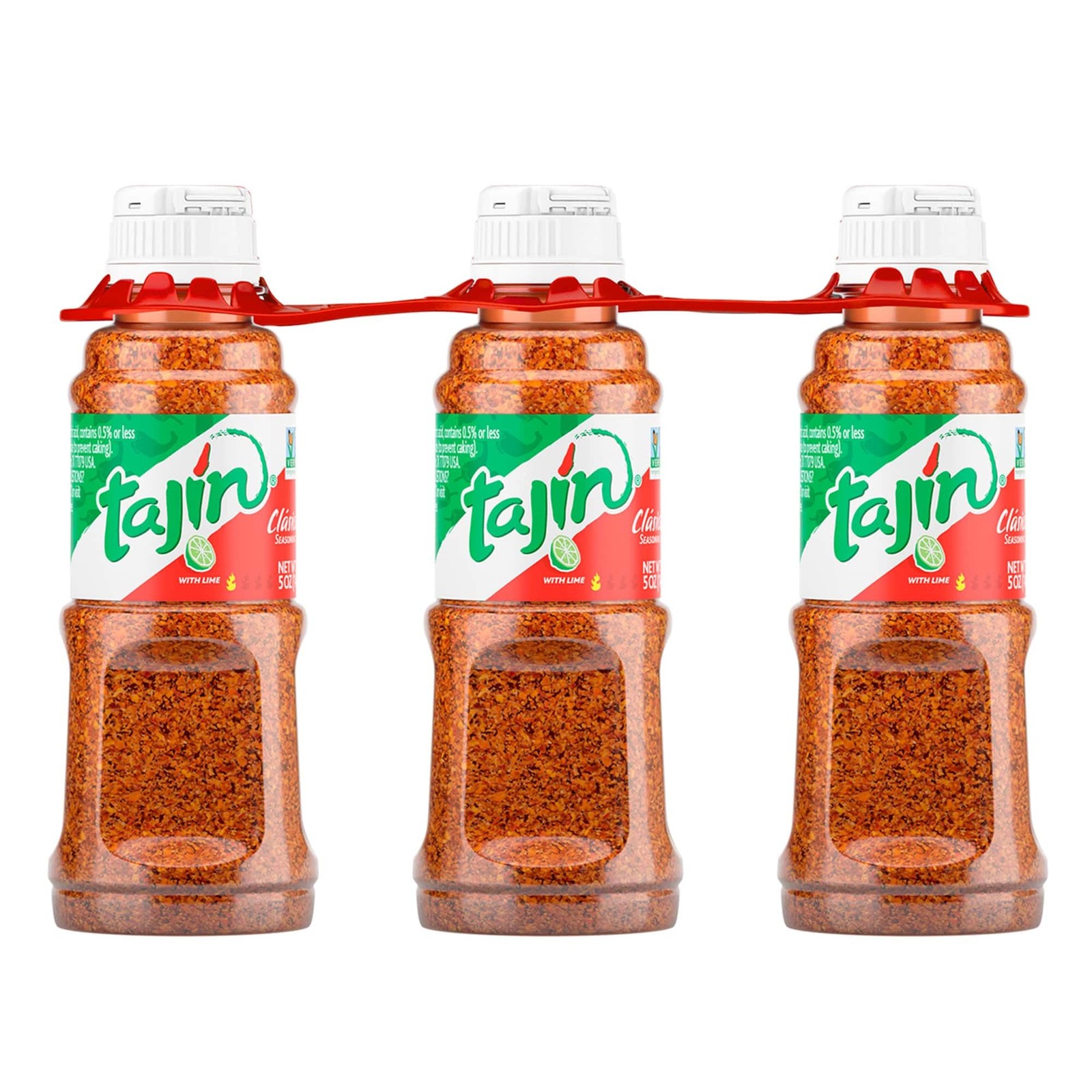 Tajin Clásico Seasoning, Authentic Mexican Chili Lime 5 Ounce (Pack of 3)
