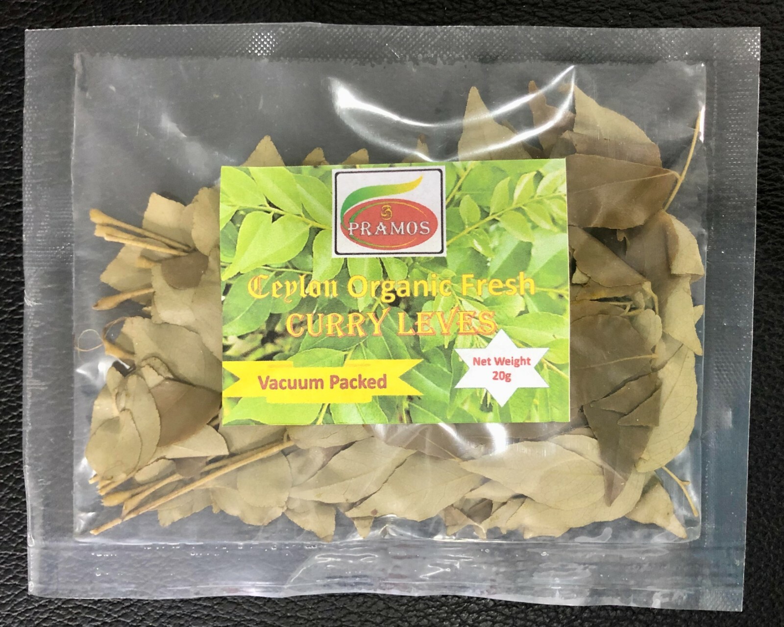20g Natural Sun Light Dry Fresh Curry Leaves ,Fresh Organic Grade A -Vacuum Pack