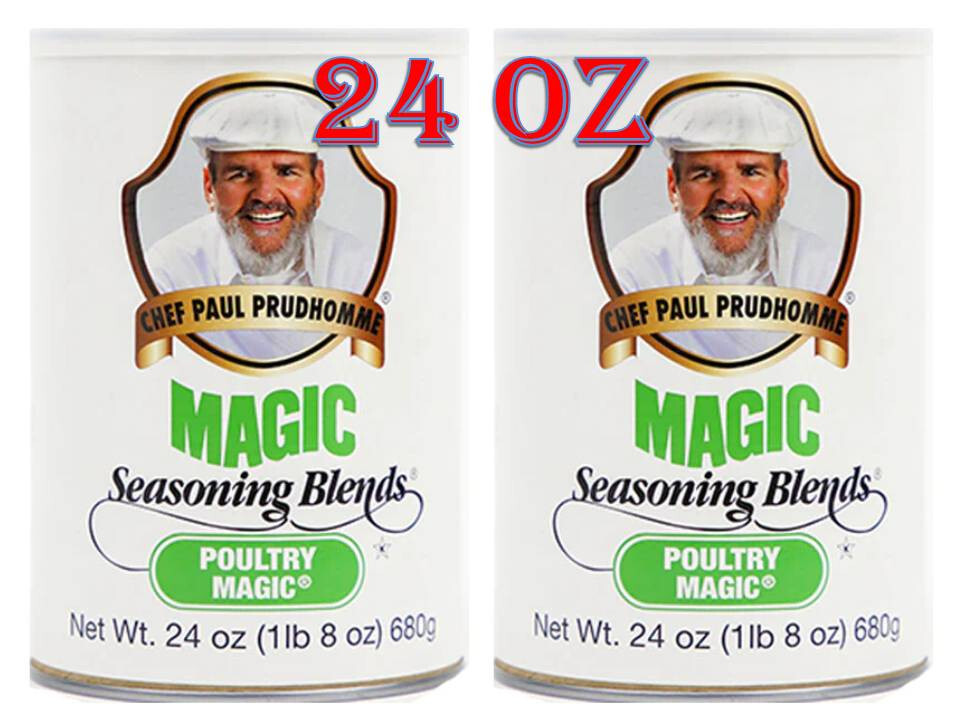 ANY QTY Chef Paul Prudhomme’s Magic Seasoning Blends ~ Poultry Magic 24 oz