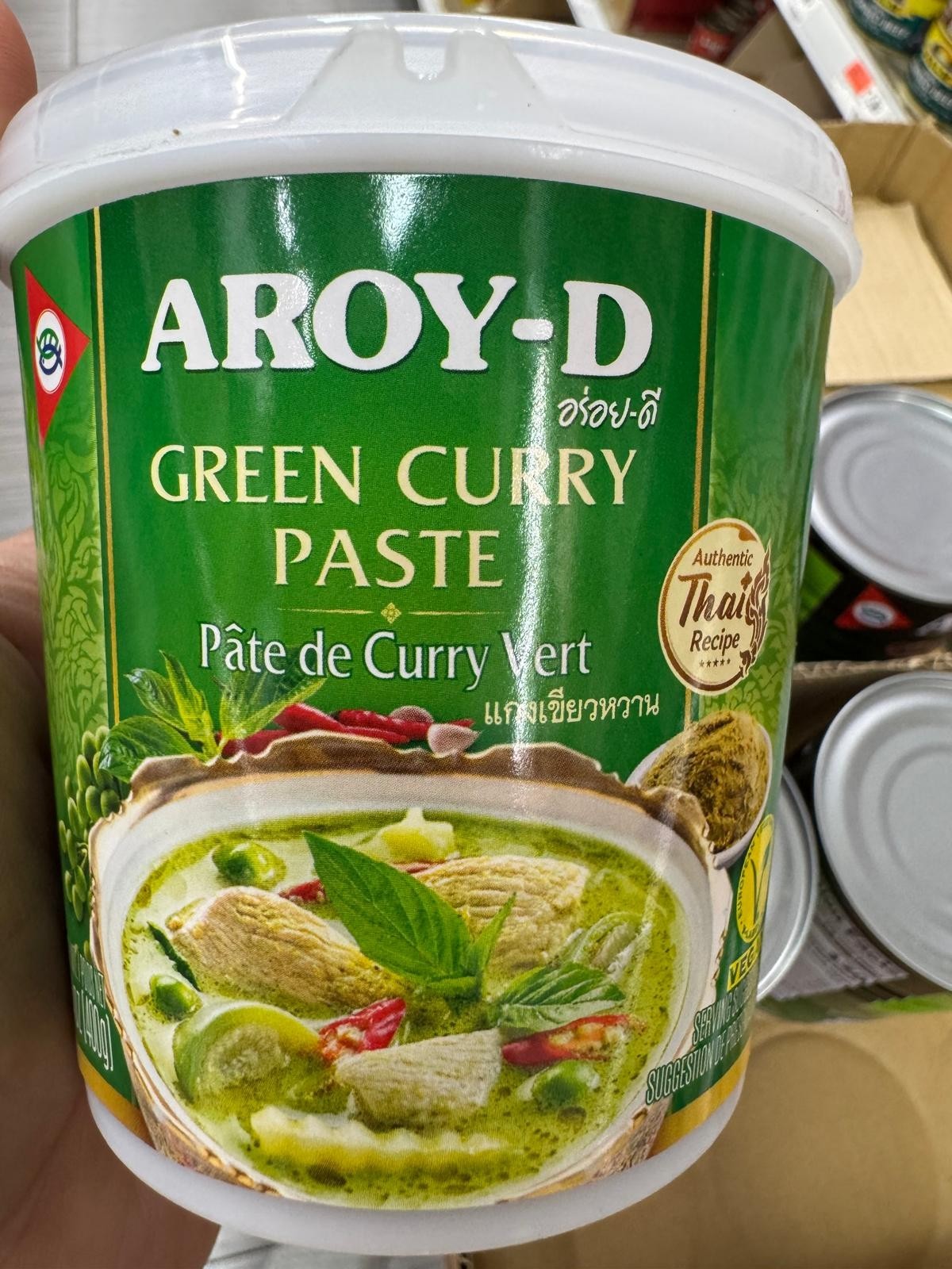2 AROY-D Green Curry Paste Authentic Thai Recipe