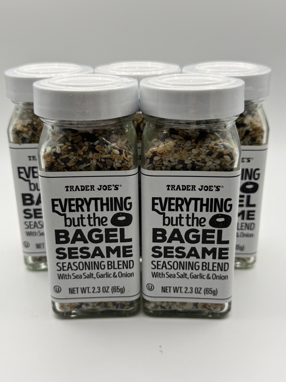 Trader Joe’s Everything But The Bagel Seasoning 5 Pack 2.3oz Each Exp 06/2027