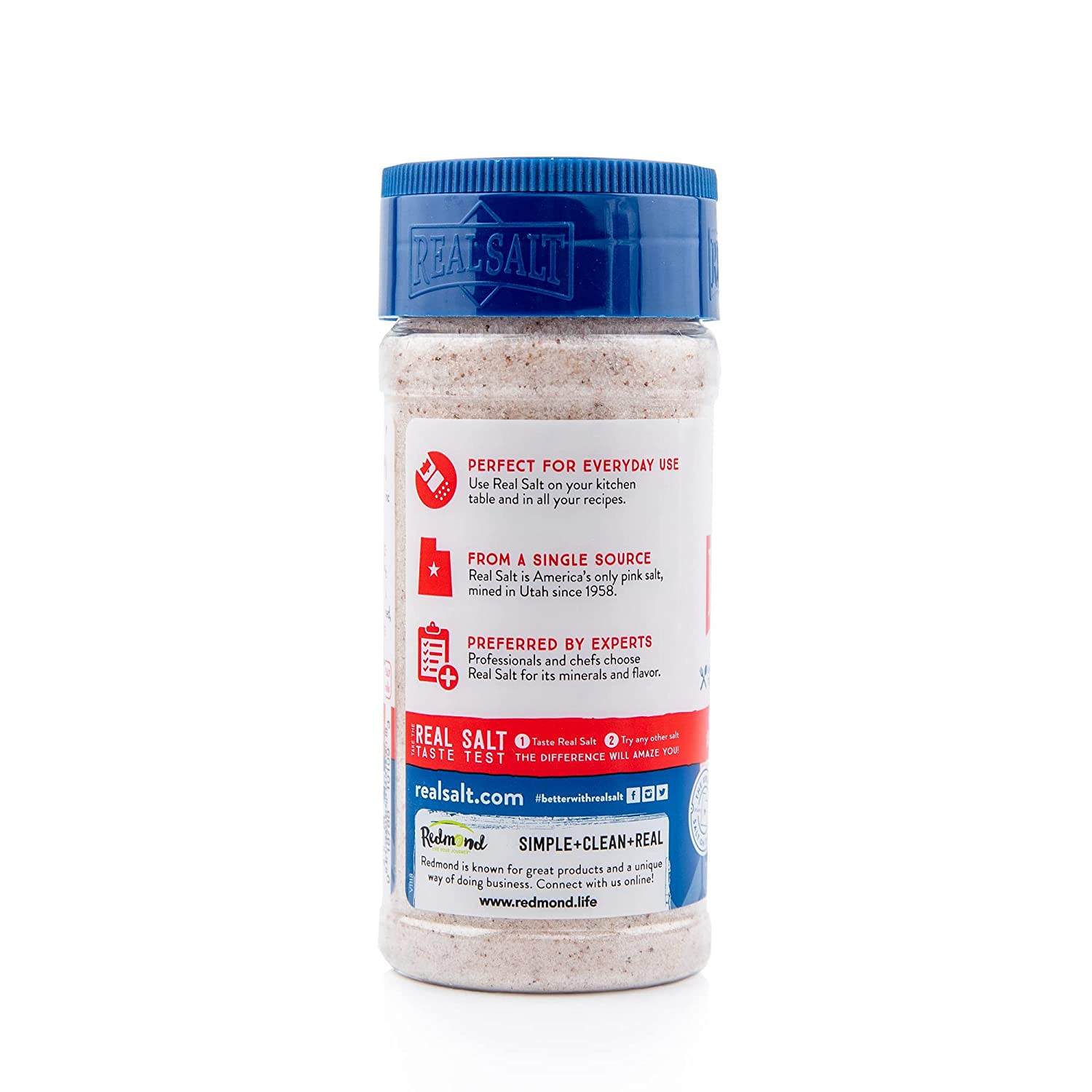 Real Sea Salt – Natural Unrefined Gluten Free Fine, 10 Ounce Shaker (1 Pack)