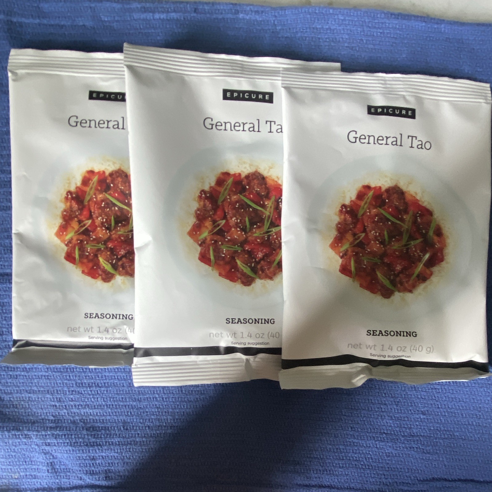 Epicure General Tao Seasoning Spice Mix Packets 40 g x3 GF Non-GMO