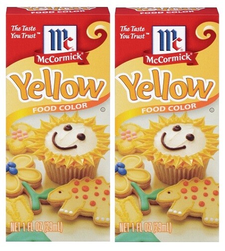 McCormick Food Color Yellow 2 Pack