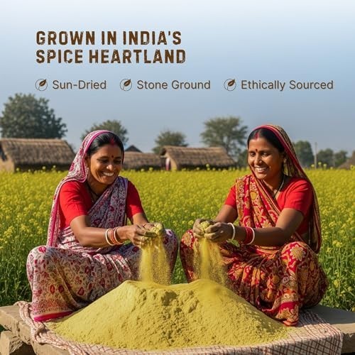 Organic Yellow Mustard Powder 14.11 oz – Gluten-Free Seasoning for Cooking & Bak