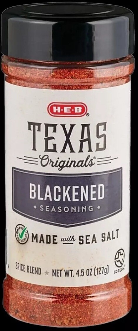 Texas Originals Blackened Seasoning 4.5oz 3 Pack Bundle.
