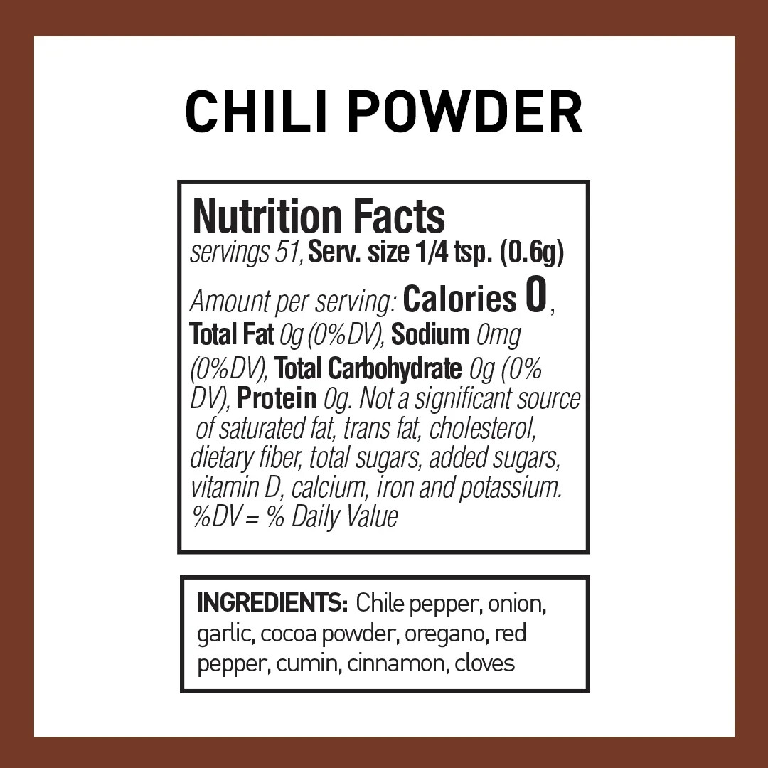 Spice Hunter Chili Powder Blend 1.1 oz (Pack of 6)
