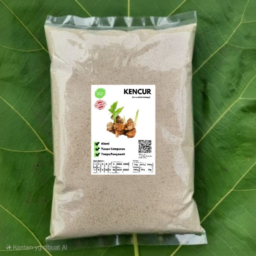 Kencur Powder 500g Pure Ground Spice Sealed Pouch aroma ritual culinary heritage
