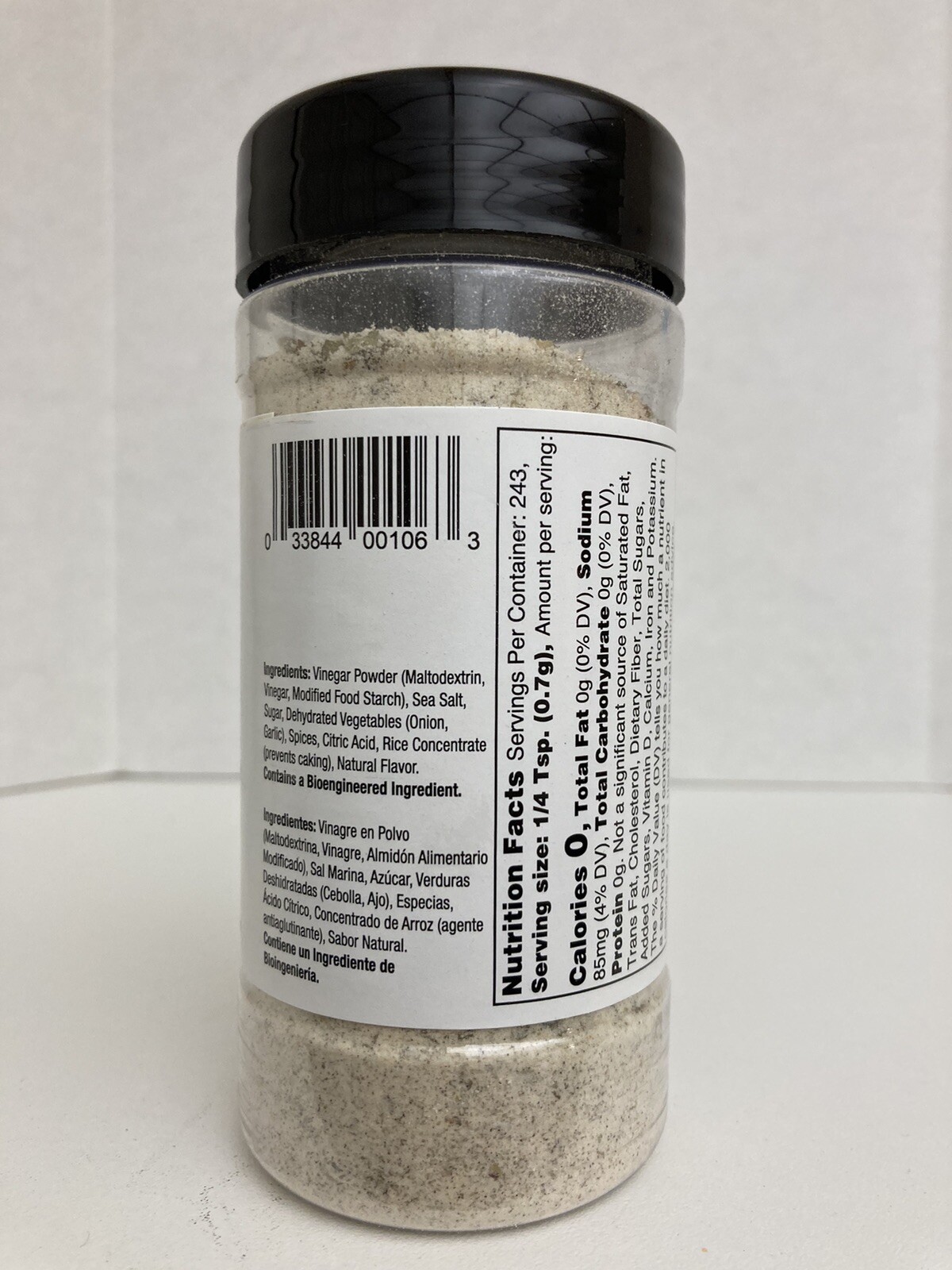 Badia Vinegar Sea Salt Seasoning 6 oz bottle