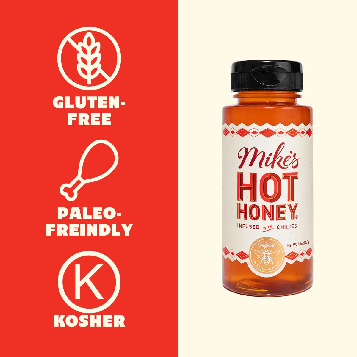 , America’S #1 Brand of Hot Honey, Spicy Honey Infused with Chili Peppers, Certi