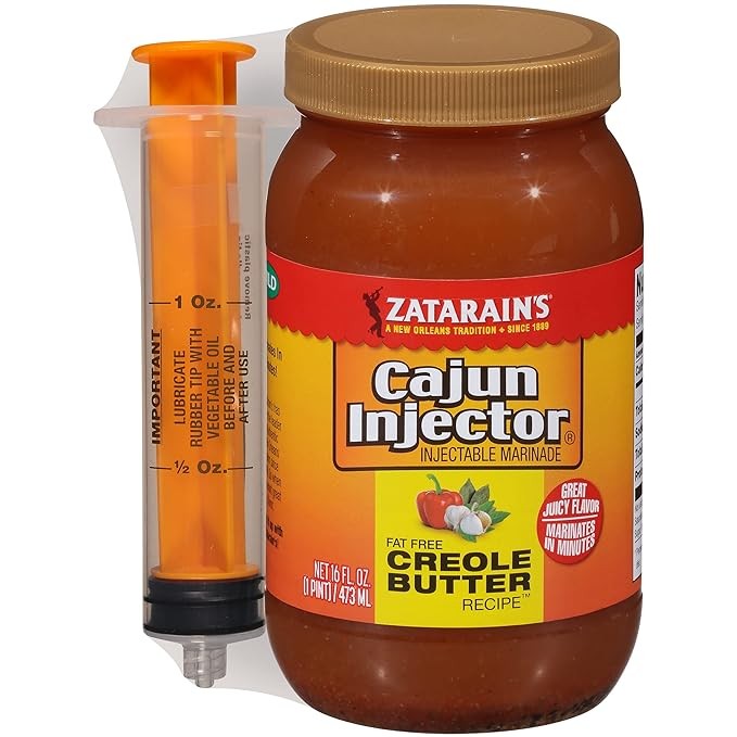 Zatarain’s Cajun Injector Fat Free Creole Butter Recipe 16 oz