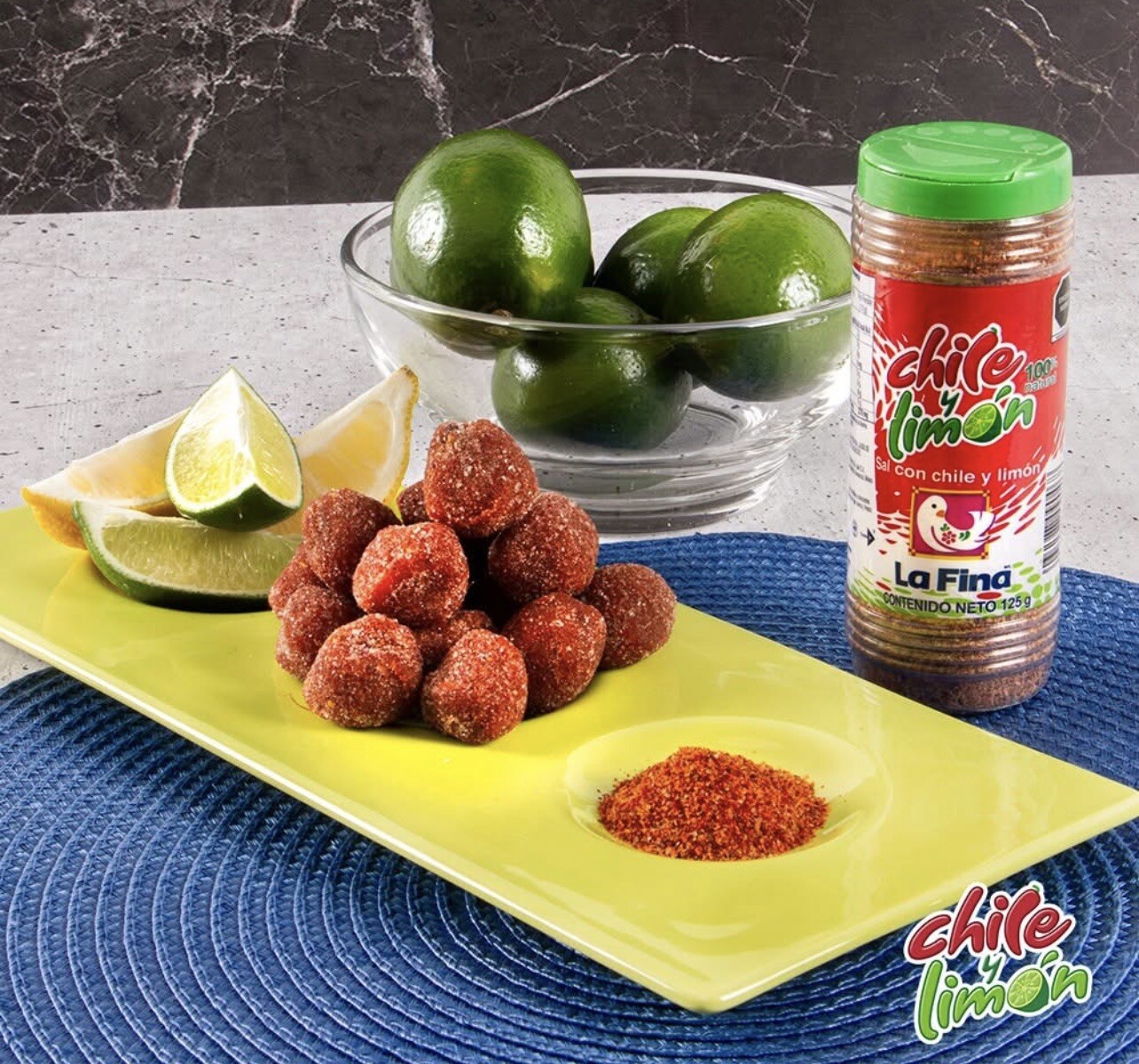 3X LA FINA CHILE Y LIMÓN – Fruit Snack Seasoning Chili & Lime Powder (3 Pack)