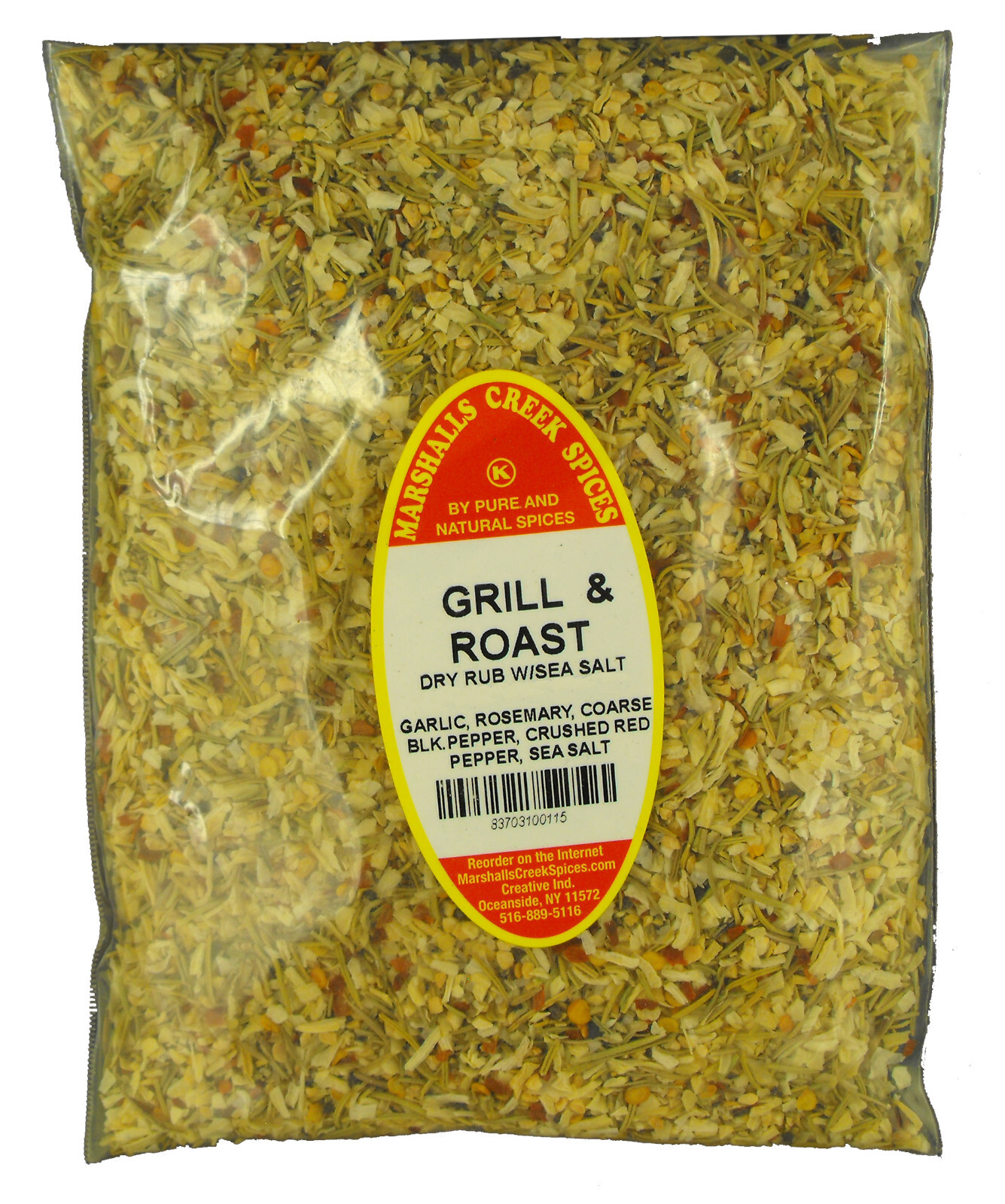 Family Size Refill Marshalls Creek Kosher Grill & Roast Rub With Sea Salt 40oz