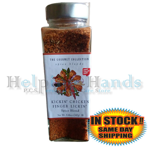 Large Kickin’ Chicken Finger Lickin’ Seasoning Gourmet Collection Spice 8.46oz