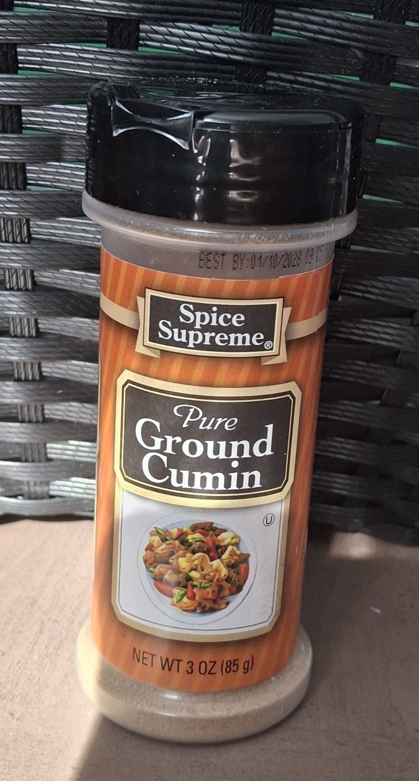 Spice Supreme Pure Ground Cumin, 3 ounce plastic shaker (pack of 1)