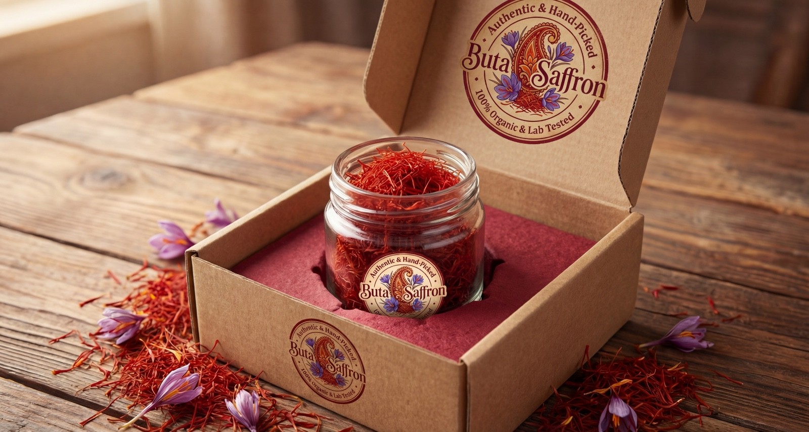 Premium Azerbaijan Saffron – 1g Grade A+ Pure Saffron Threads – Hand-Picked Baku
