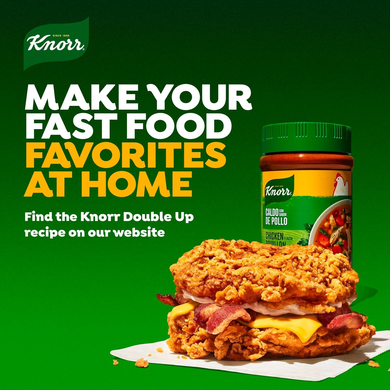 Knorr Chicken Flavor Bouillon 7.9 Ounce Granulated Soup Base Seasoning