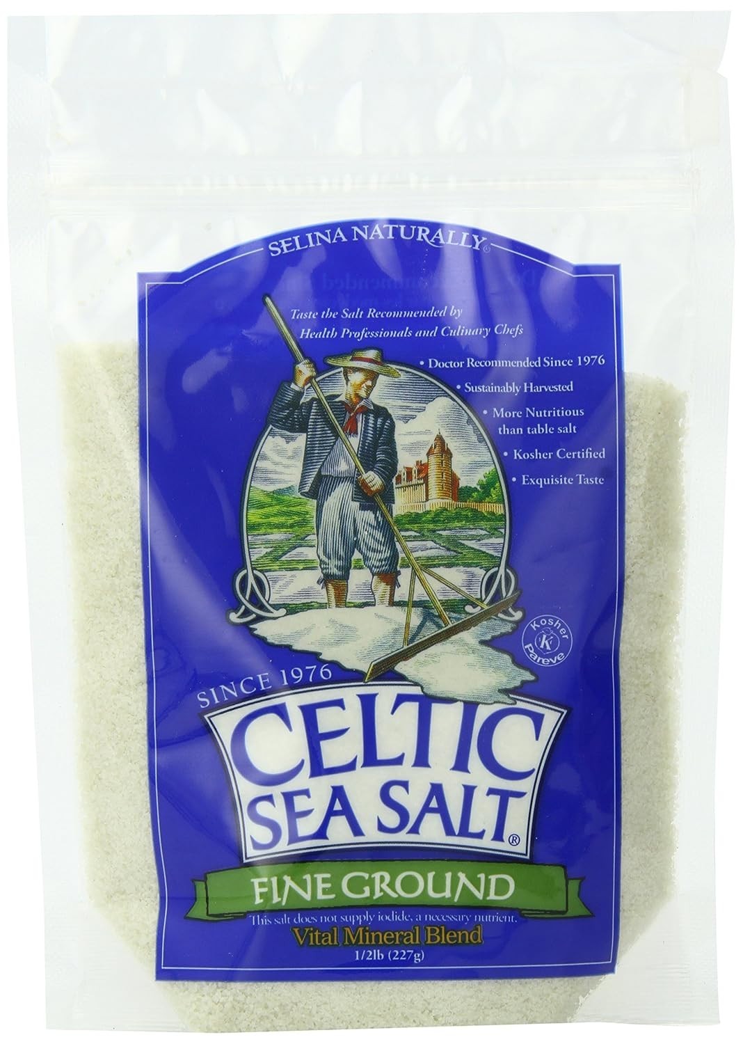 Fine Ground Sea Salt, Pack of 6