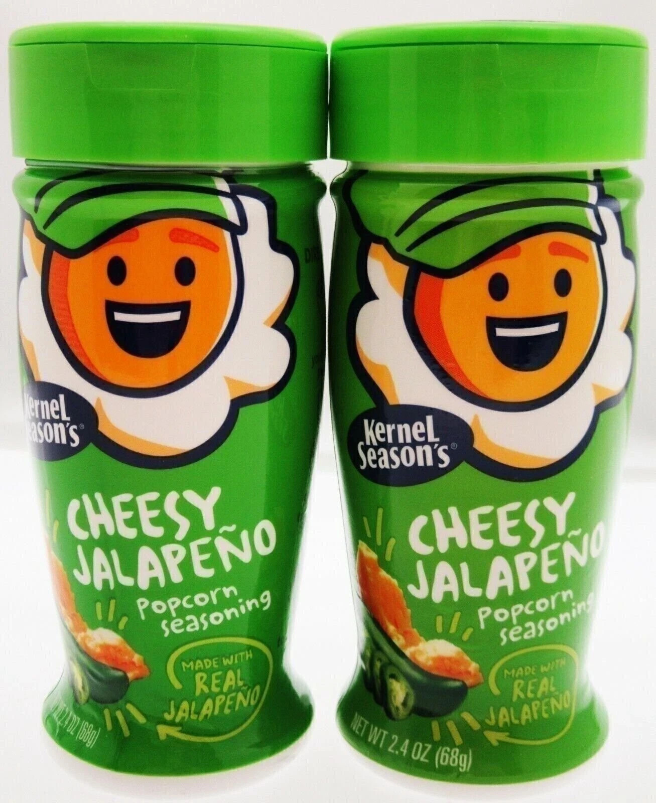 Kernel Season’s Popcorn Seasoning Cheesy Jalapeno ~ 2.4oz Two Pack