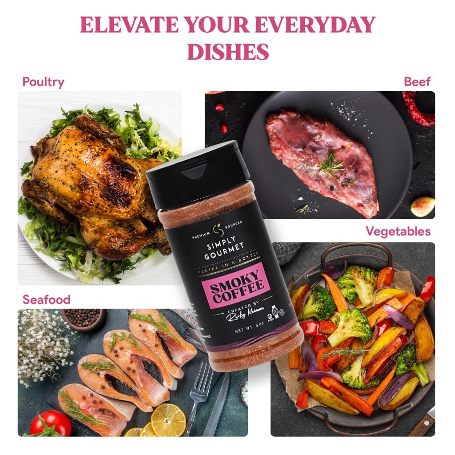 Simply Gourmet Chef-Crafted Premium Spice Blends & 5 Ounce (Pack of 1)