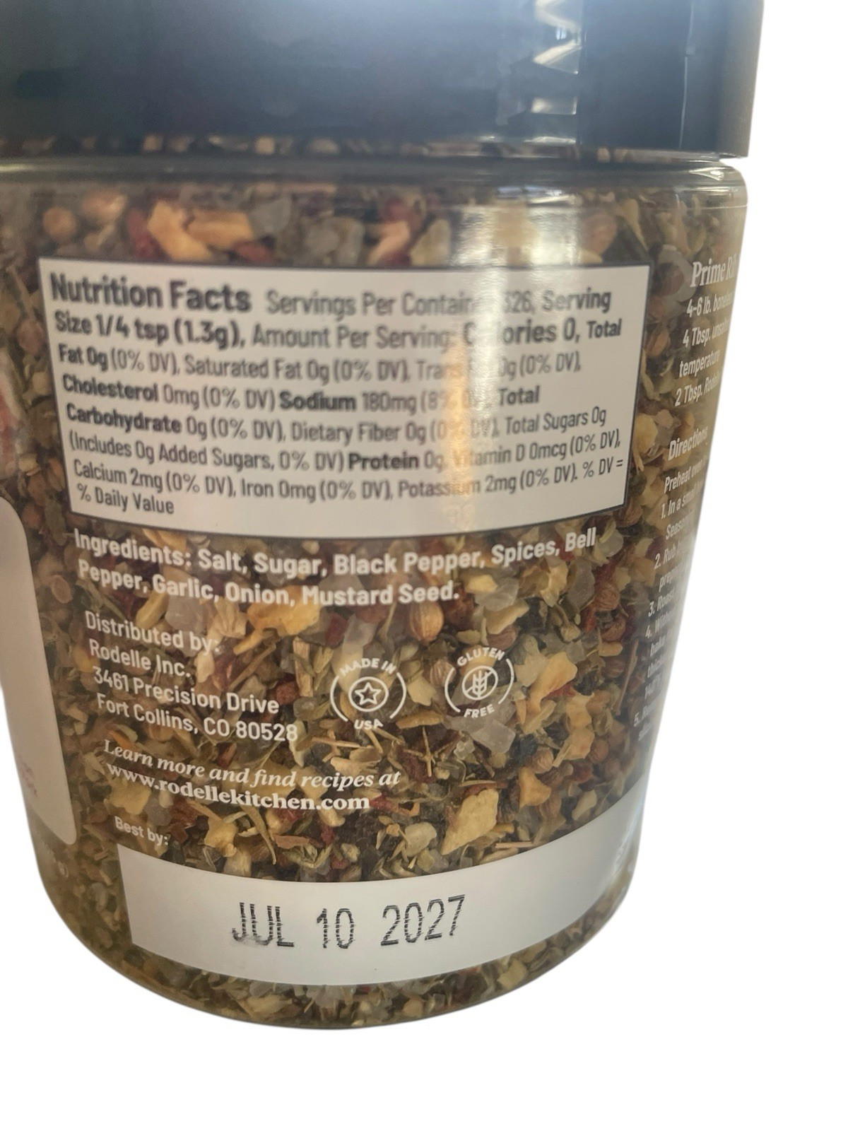 Prime Rib Seasoning 15Oz – Perfect for Beef, Steaks, Roasts, Grilling, Bbqtt