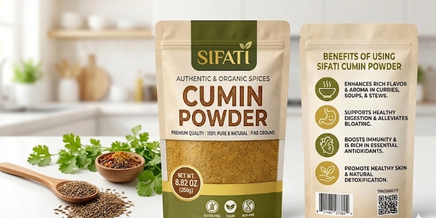 Organic Cumin Powder Spice- Indian Chef Special 100% Pure- 8.82 OZ