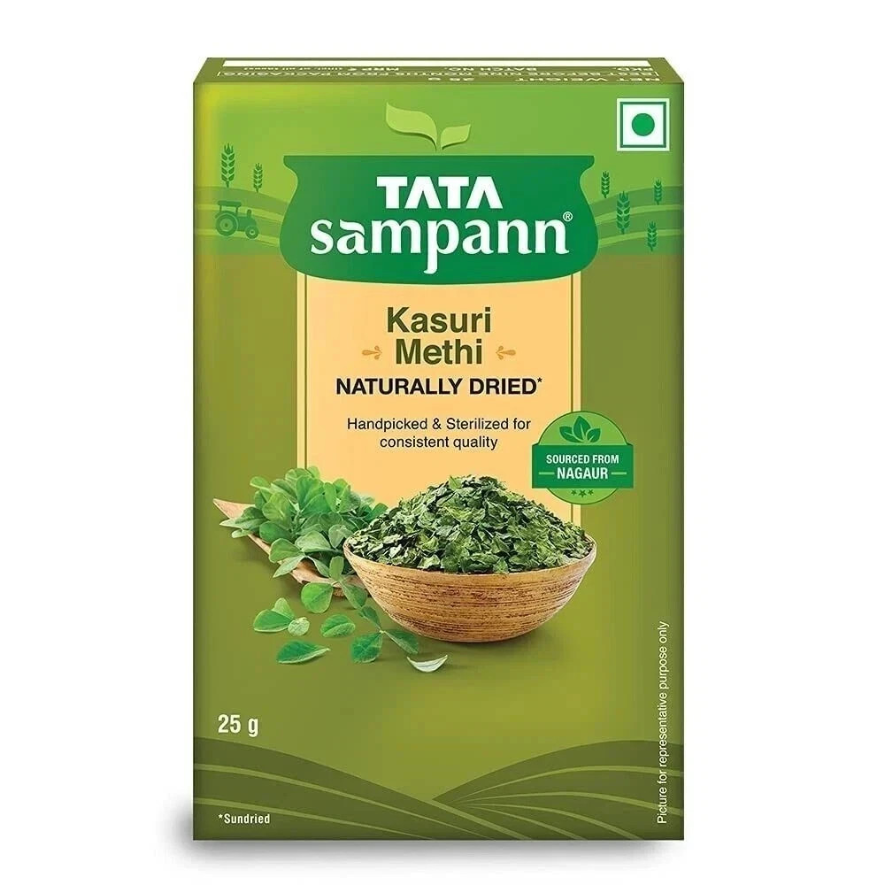 Tata Sampann Kasuri Methi 25g FREE SHIPPING WORLD WIDE