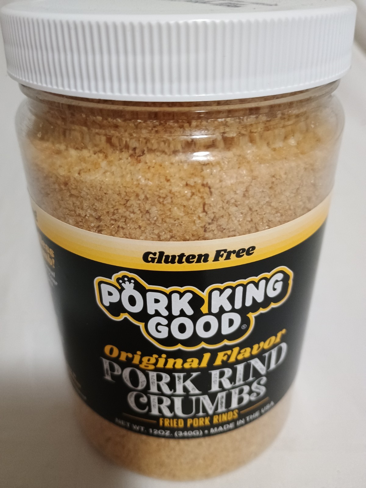PORK KING GOOD Low Carb Keto Pork Rind 12 Oz🏵Carnivore / Gluten-Free Paleo Diet