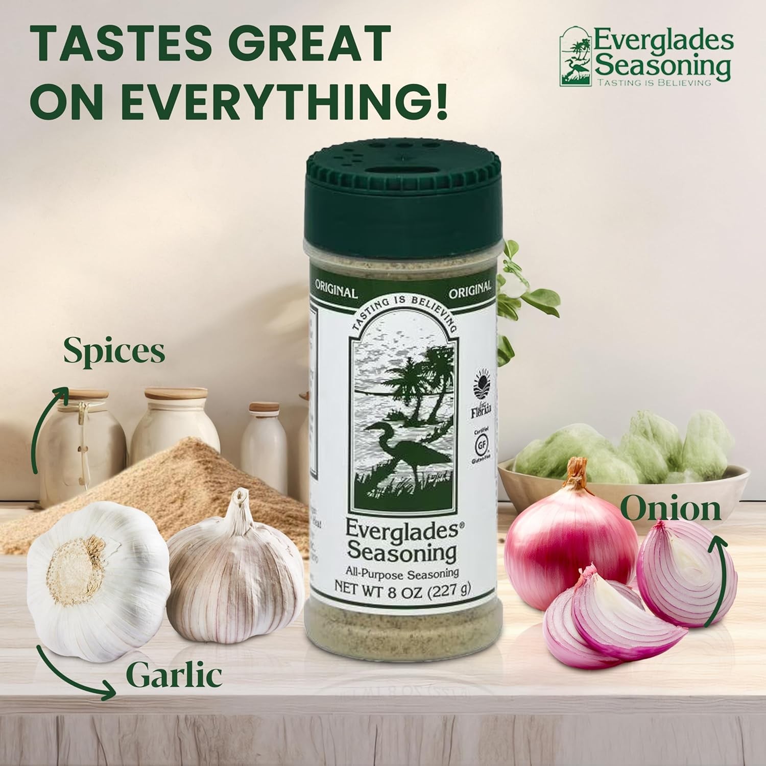 Everglades All Purpose Seasoning 8 oz. Southern Herb & Spice Blend