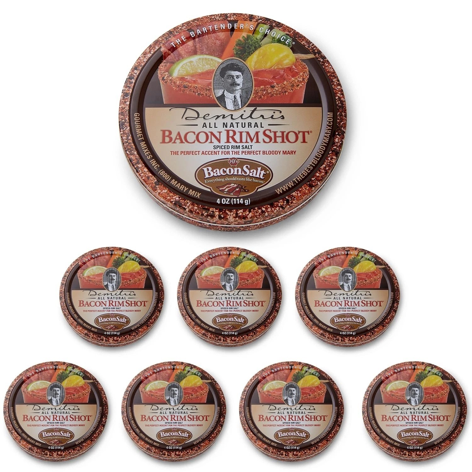 Bacon RimShot Spiced Rim Salt – Bacon Flavored Salt Rimmer For Cocktails – Pe…