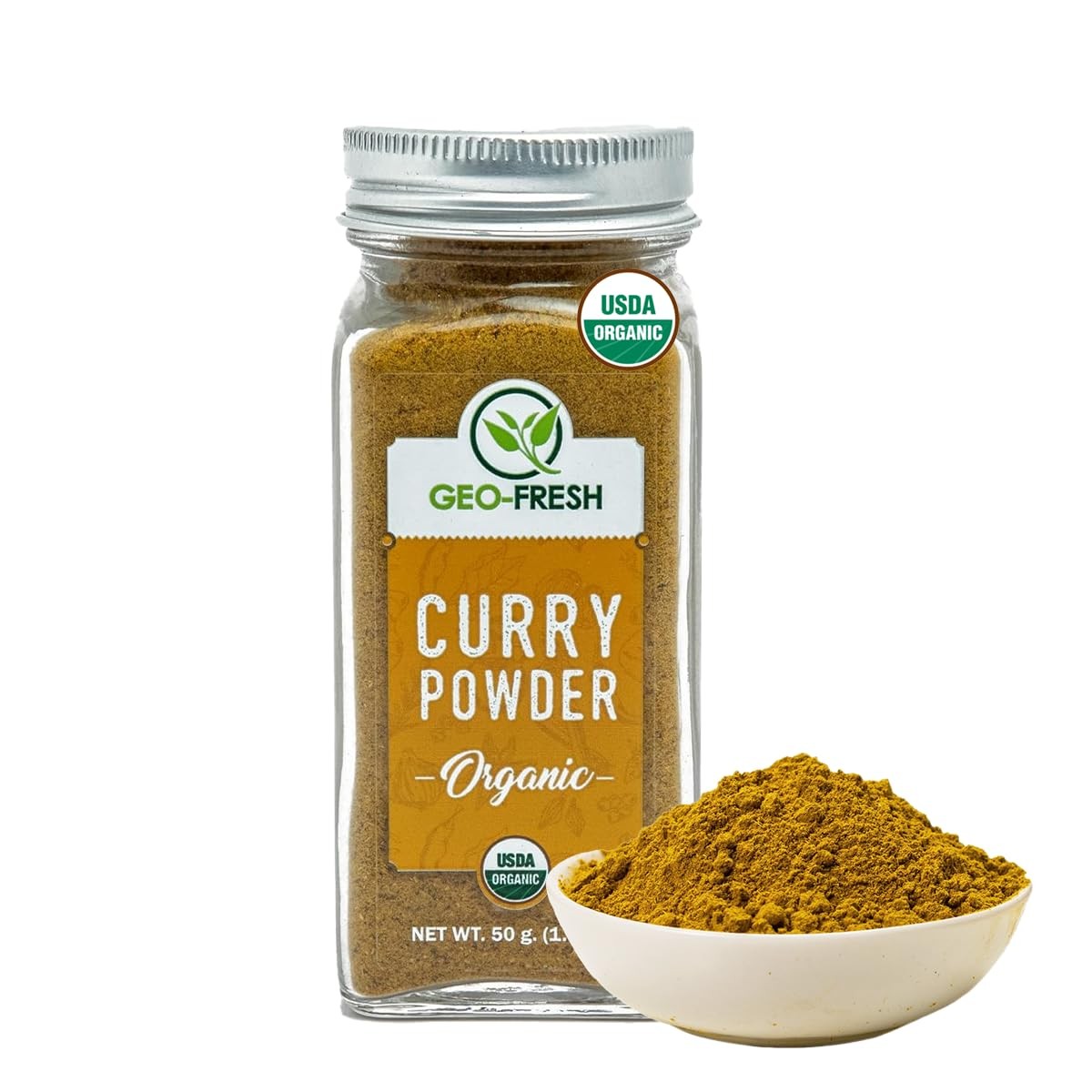 Geo-Fresh Organic Curry Powder – 1.76 oz (50g) – –…