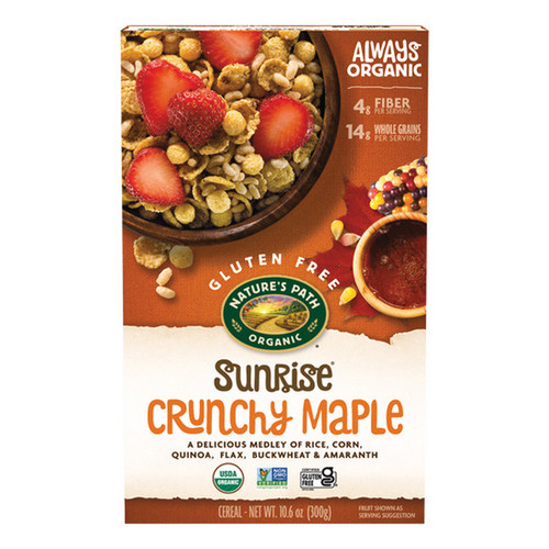 Organic Sunrise Crunchy Maple 10.6 Oz(Case Of 12) By Natures Path