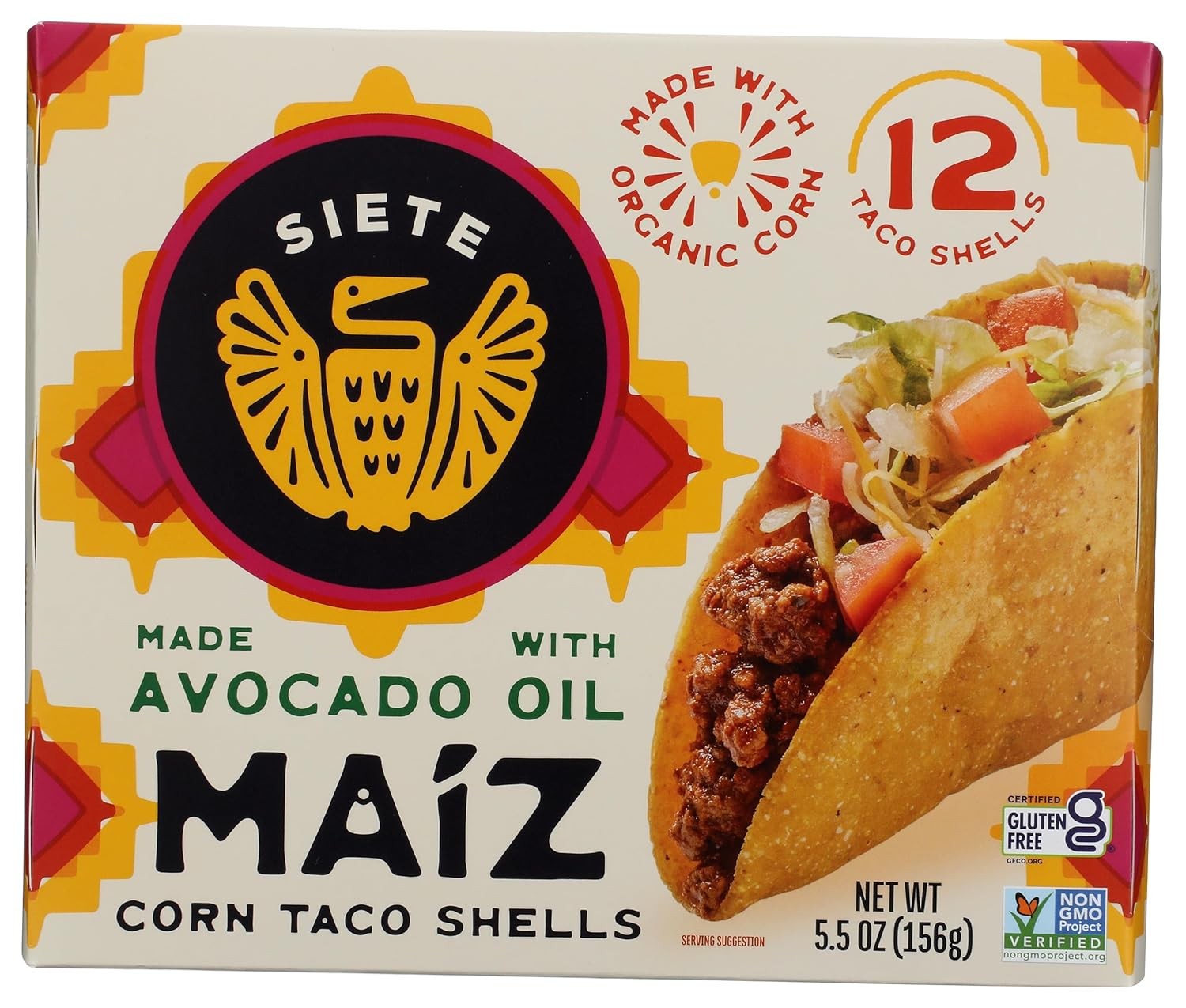 Siete Family Foods Corn Taco Shells, 5.5 Oz