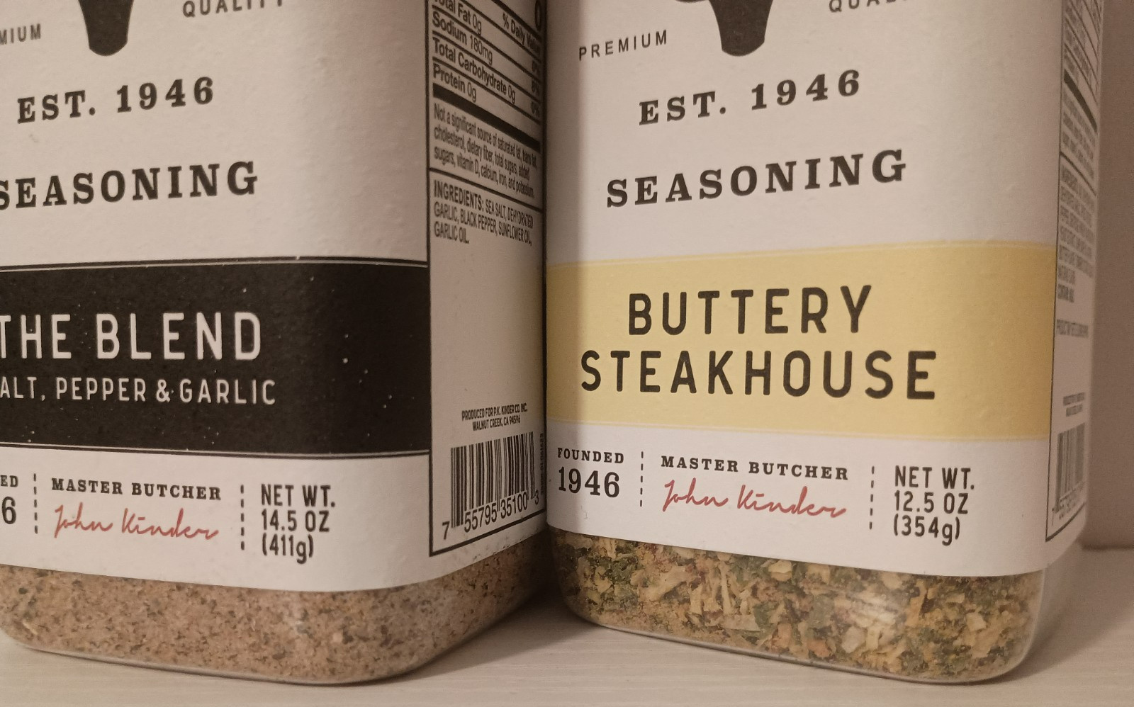 Kinder’s® The Blend 14.5 oz & Buttery Steakhouse Seasoning 12.5 oz. (2 Pack)