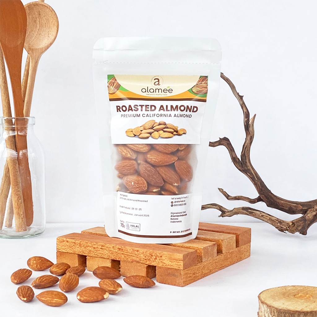 Roasted Peeled Almonds 70g Roasted Nuts Snack Ingredient For Baking