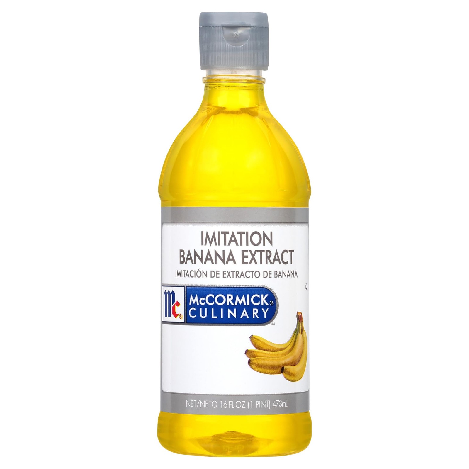 McCormick Culinary Imitation Banana Extract, 16 fl oz – One 16 Fluid Ounce Bottl