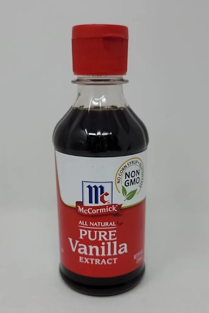 McCormick All Natural Pure Vanilla Extract, 8 fl oz NON GMO