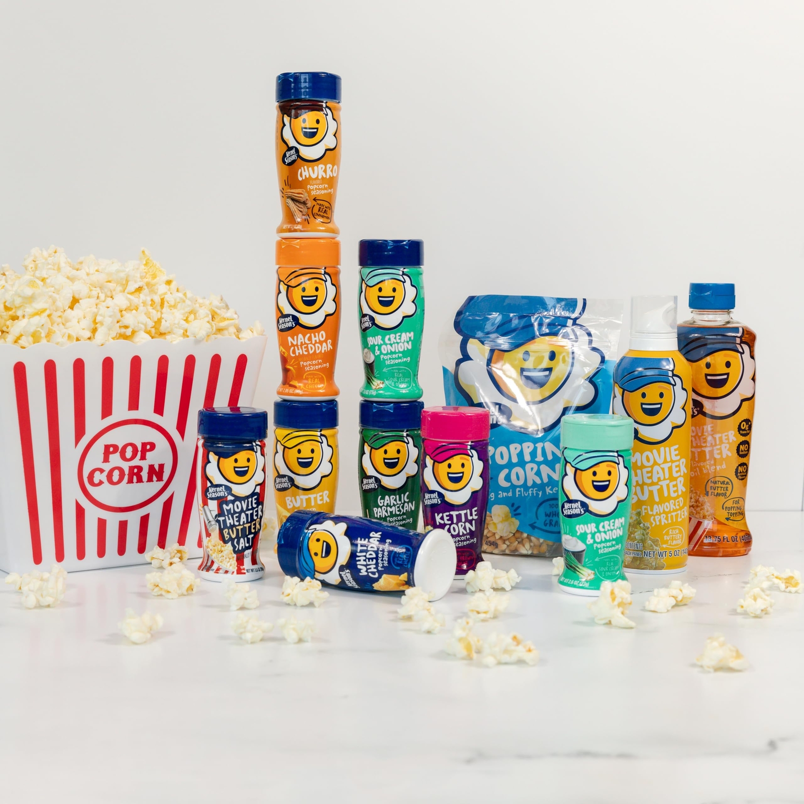 Kernel Seasoning Butter Popcorn Seasoning Pack of 6 Low Calorie Gluten Free
