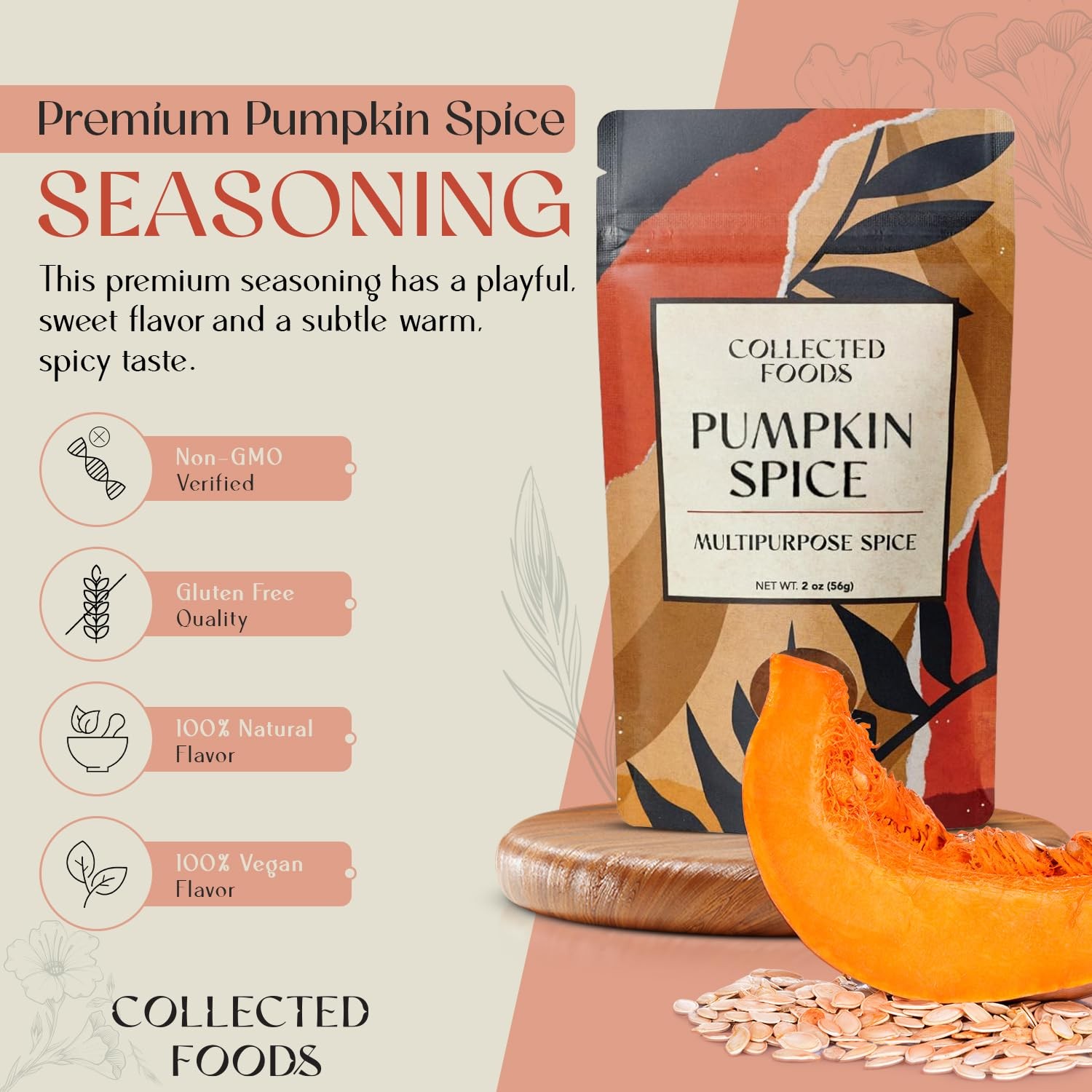 Premium Pumpkin Spice Blend – Non-GMO Fall Seasoning Containing Ground Cinnam…
