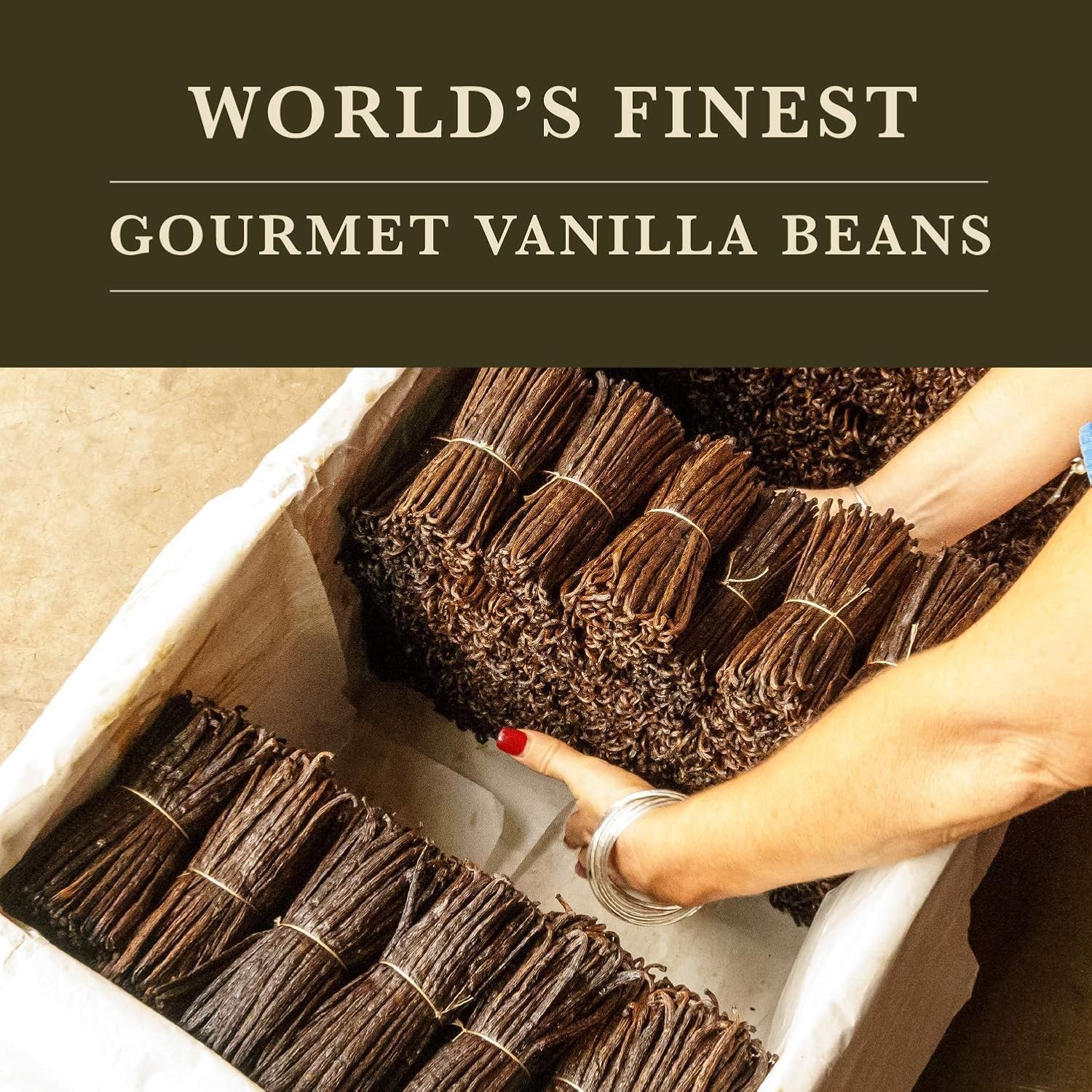 8 oz Madagascar Whole Vanilla Beans – Rich Flavor for Baking & Extracts