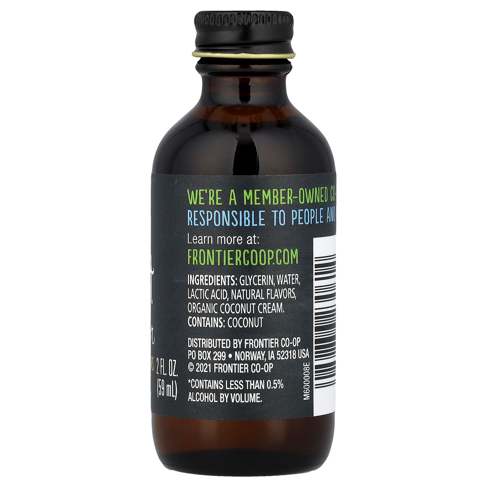Coconut Flavor, Non-Alcoholic, 2 fl oz (59 ml)