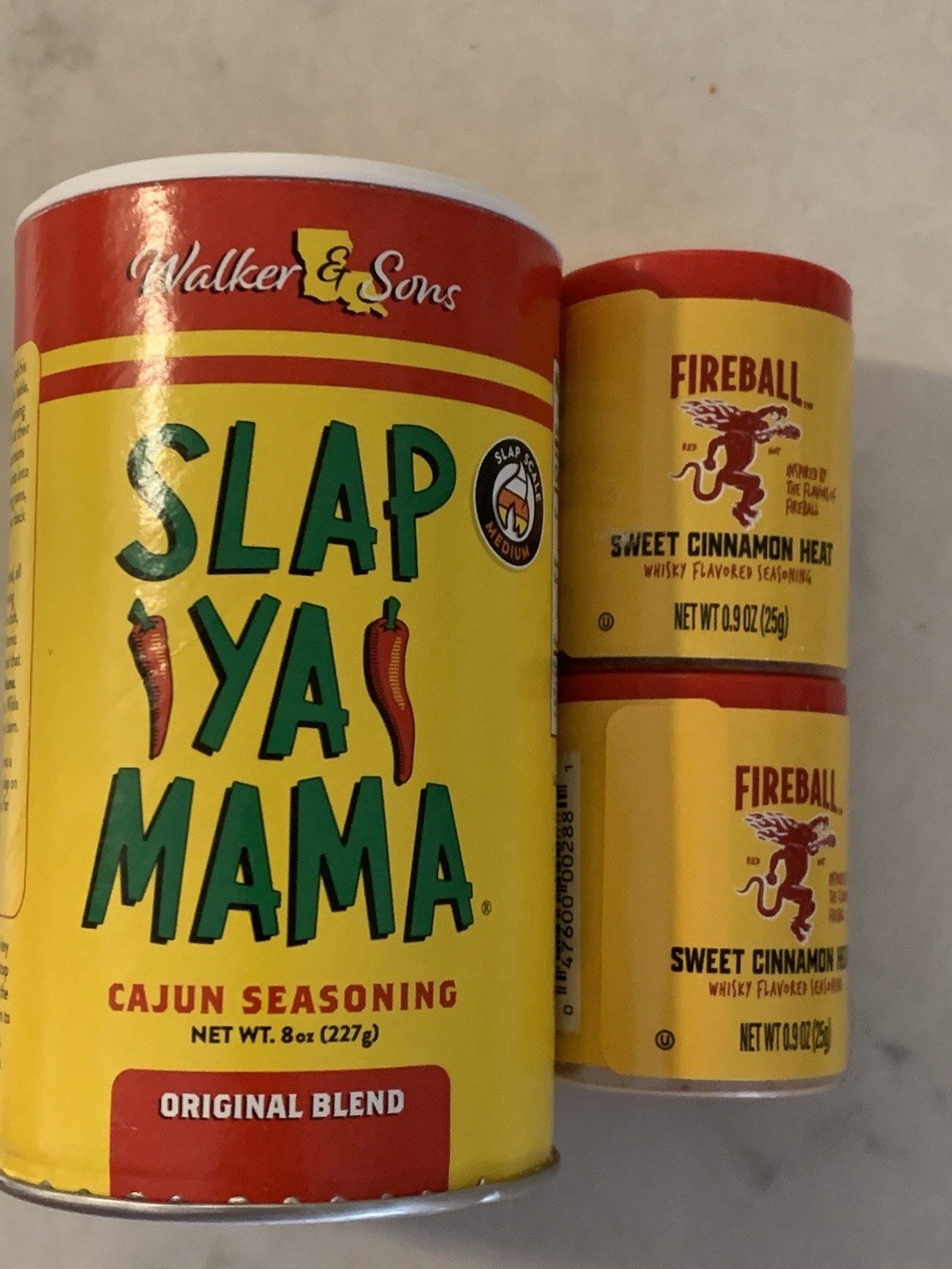 Slap Ya Mama & 2 Fireball Sweet Cinnamon Heat Seasonings