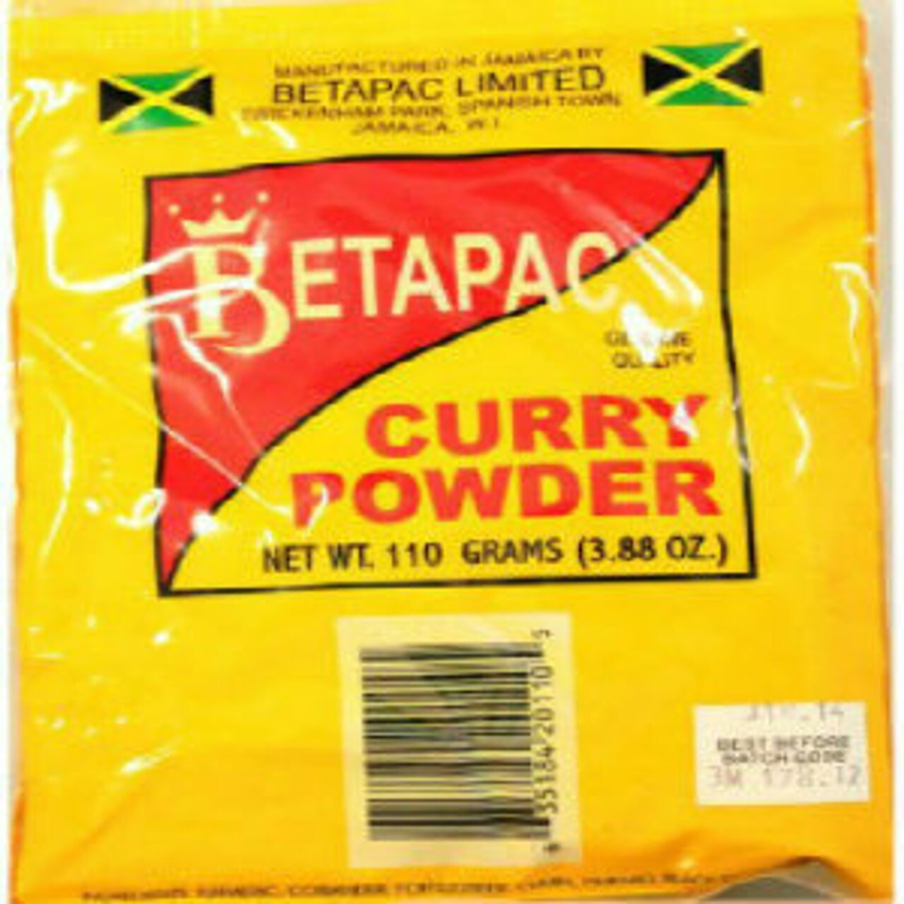 BetaPac Jamaican Curry Powder 110 g 3.88 oz