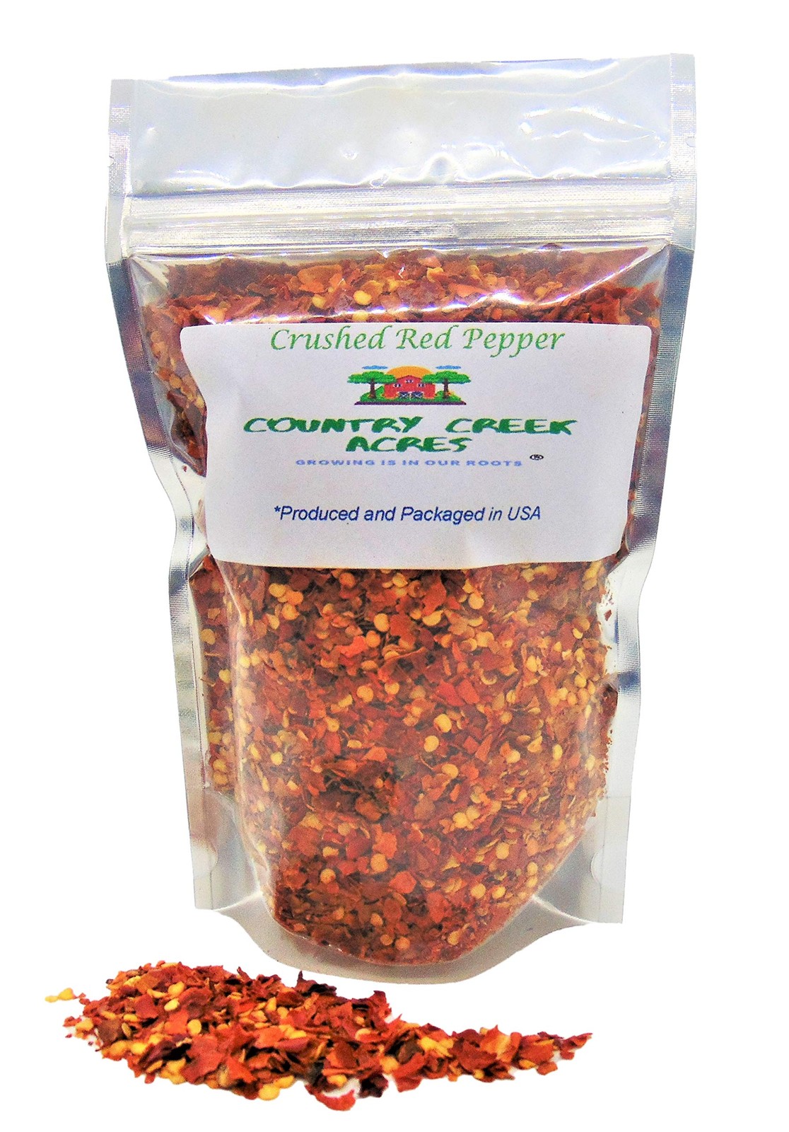 Crushed Red Pepper Flakes 4 oz – Spicy, Fruity Chili Aroma – Non-GMO