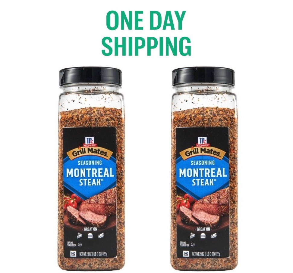 McCormick Grill Mates Montreal Steak Seasoning 29 oz 2 Pack