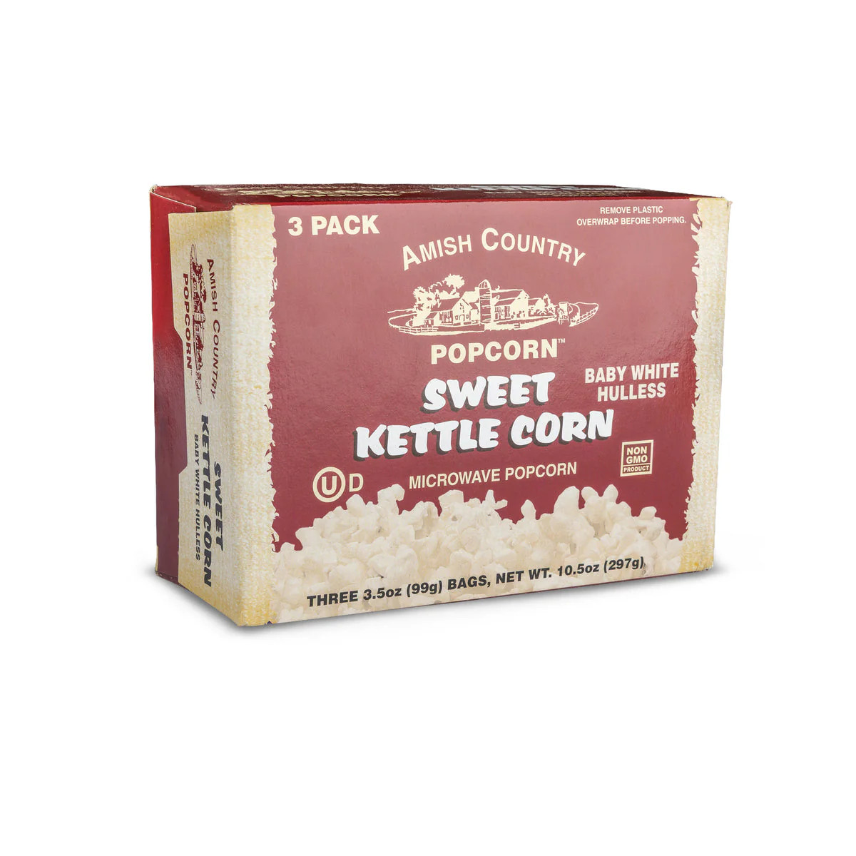 Amish Country Popcorn – 3pk Sweet Kettle Microwave Popcorn