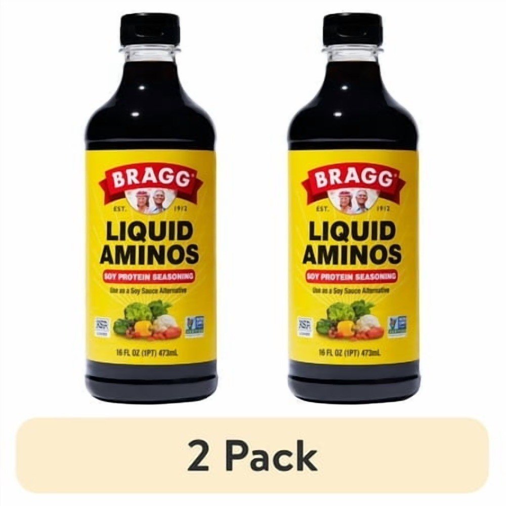 Gluten-Free Liquid Aminos Soy Seasoning Sauce 16 fl oz 2-Pack