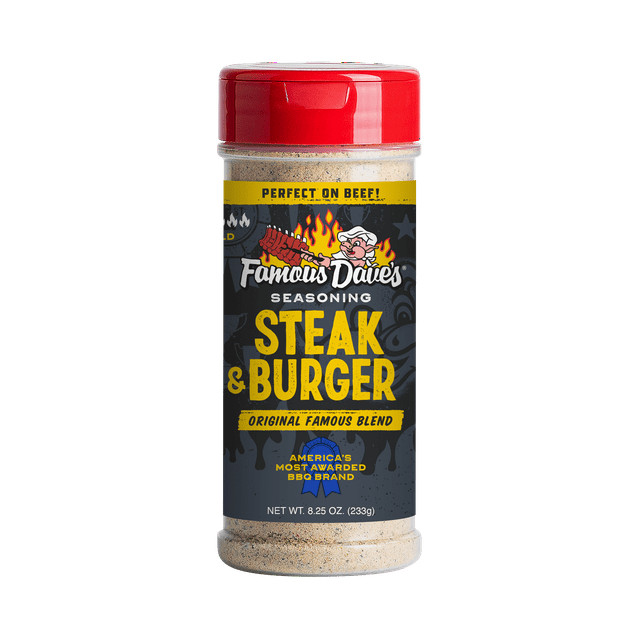 Famous Dave’s Steak & Burger Seasoning (Pack of 3)