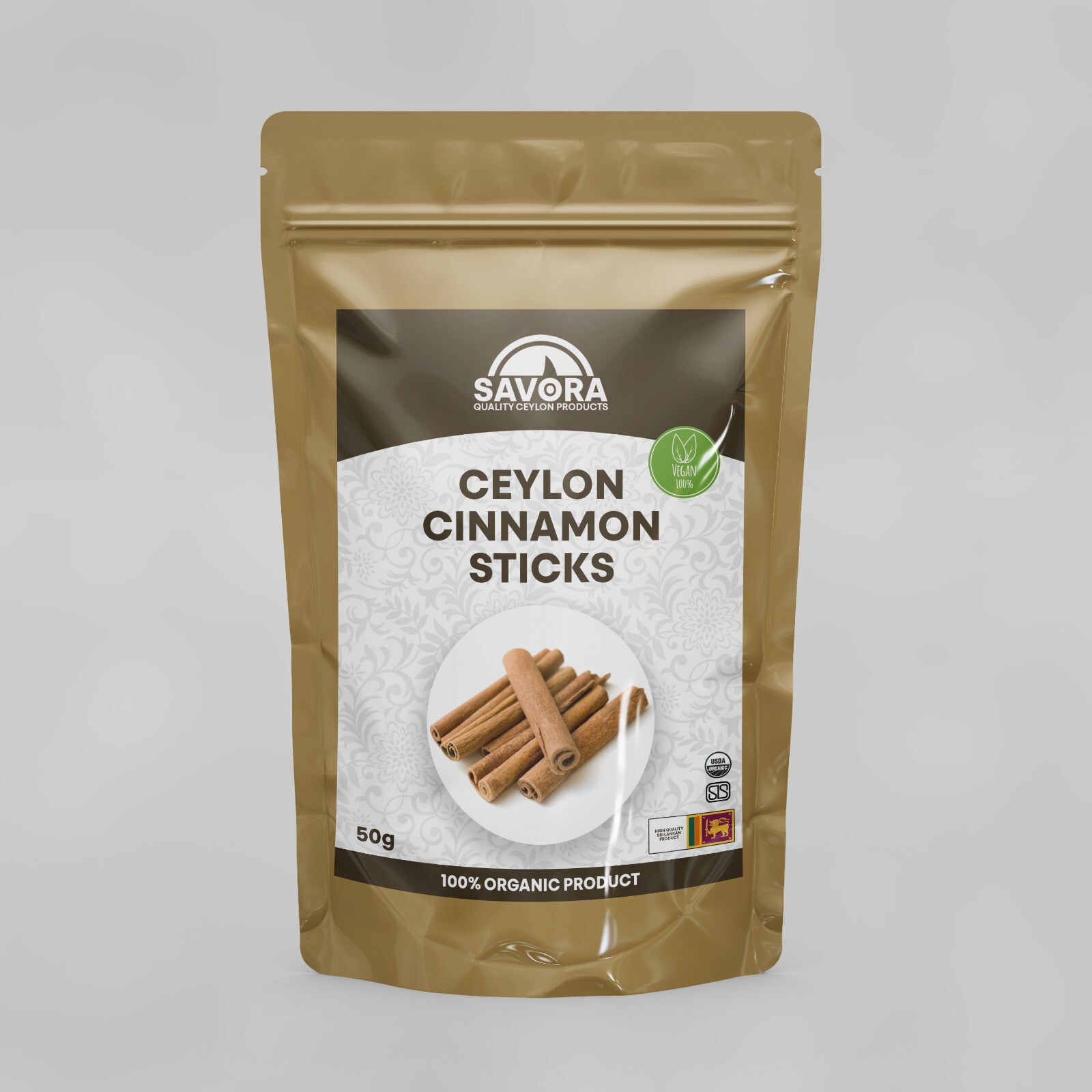 Organic Ceylon Cinnamon Sticks – Natural & Fresh – Alba Grade – High Quality